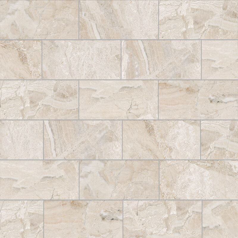 DIANA ROYAL : Rectangle Field Tile (honed | 2"x5"x3/4" | straight cut)