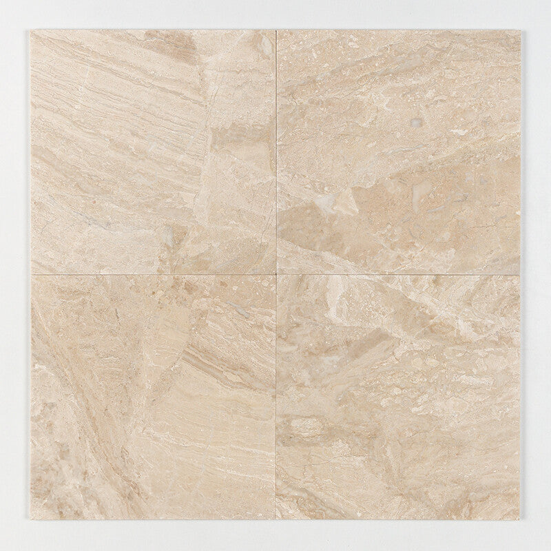 DIANA ROYAL : Square Field Tile (honed | 18"x18"x1/2" | straight cut)