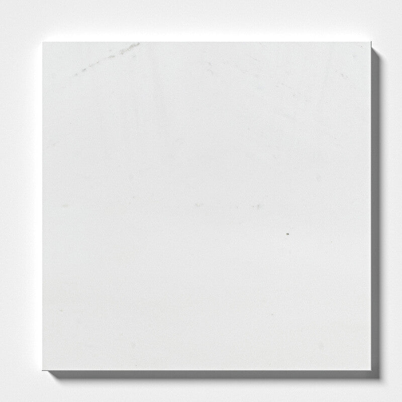 ASPEN WHITE : Square Field Tile (honed | 12"x12"x3/8" | beveled)