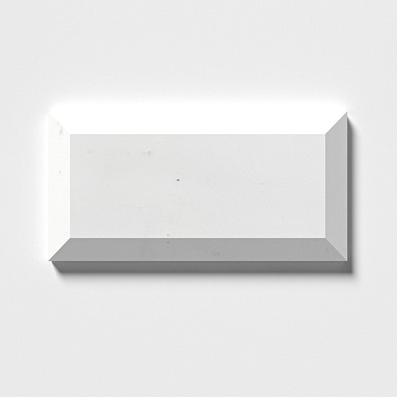 ASPEN WHITE : Rectangle Field Tile (honed | 2"x5"x3/4" | beveled)