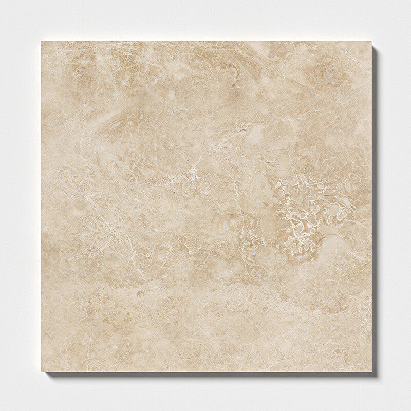 CAPPUCCINO : Square Field Tile (polished | 18"x18"x1/2" | straight cut)