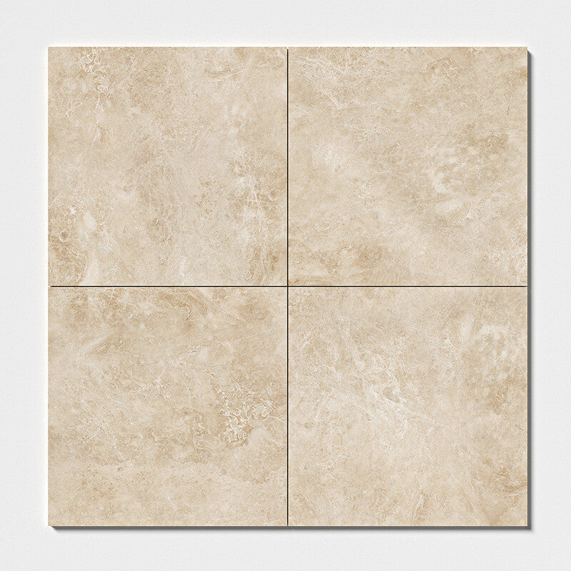 CAPPUCCINO : Square Field Tile (polished | 18"x18"x1/2" | straight cut)