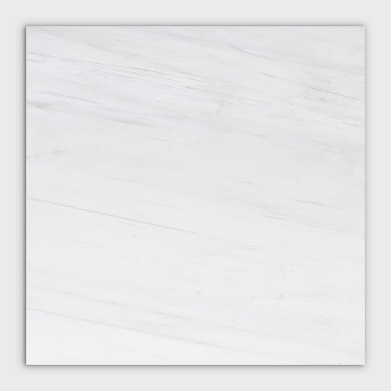 SNOW WHITE : Square Field Tile (honed | 18"x18"x3/8" | straight cut)