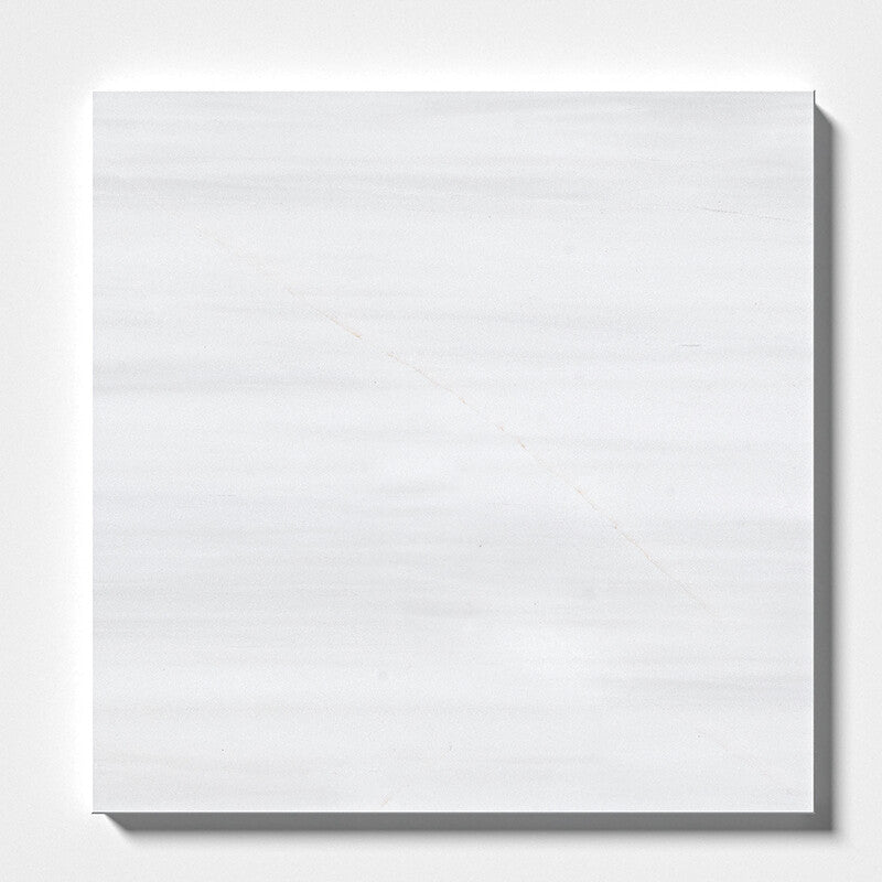 BIANCO DOLOMITI CLASSIC : Square Field Tile (polished | 12"x12"x3/8" | micro beveled)