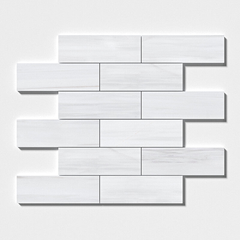 BIANCO DOLOMITI CLASSIC : Rectangle Field Tile (polished | 4"x12"x3/8" | micro beveled)