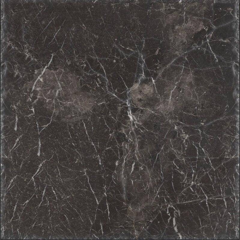 IRIS BLACK : Square Field Tile (brushed | 16"x16"x1/2" | chiseled)