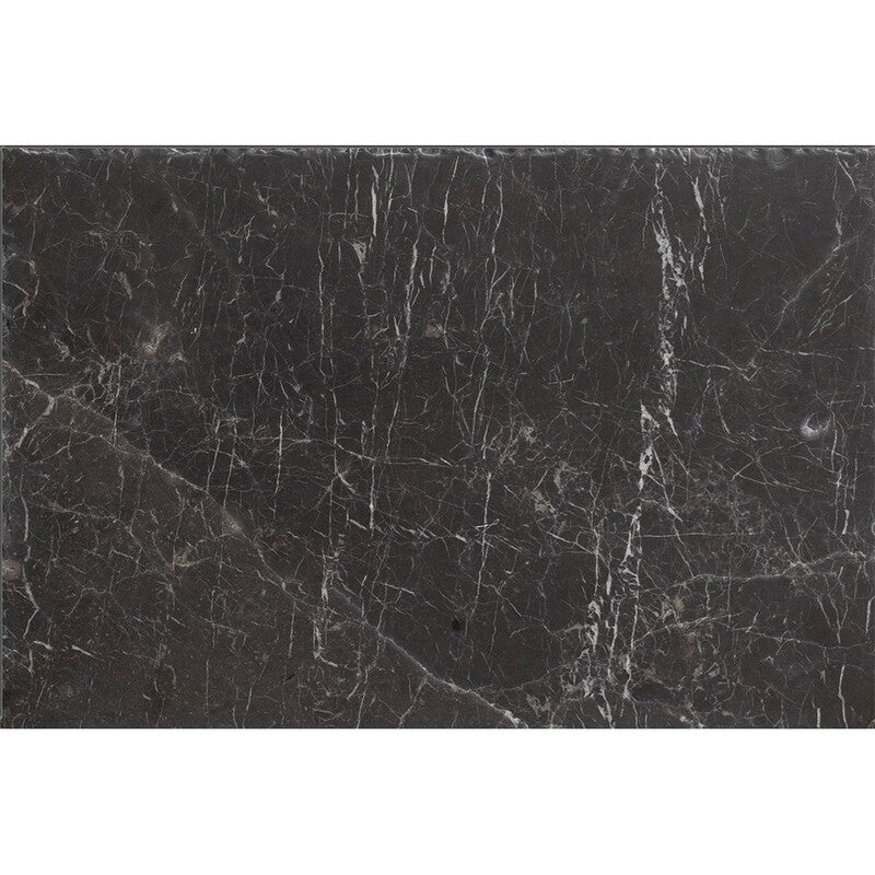 IRIS BLACK : Rectangle Field Tile (brushed | 16"x24"x1/2" | chiseled)