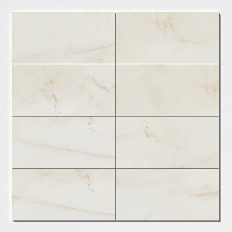 CALACATTA AMBER : Rectangle Field Tile (polished | 12"x24"x1/2" | straight cut)