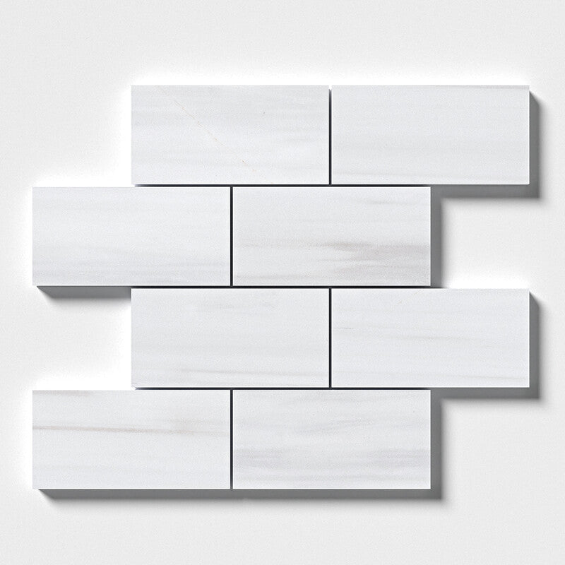 BIANCO DOLOMITI CLASSIC : Rectangle Field Tile (polished | 2"x5"x3/4" | straight cut)