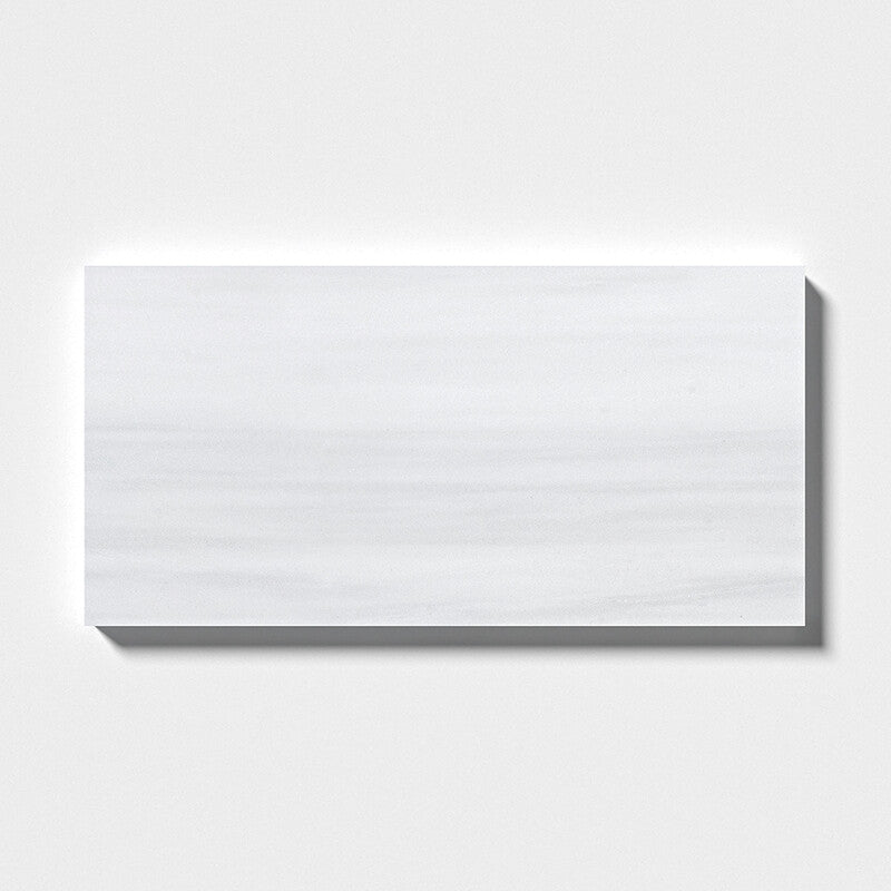 BIANCO DOLOMITI CLASSIC : Rectangle Field Tile (honed | 6"x12"x3/8" | straight cut)