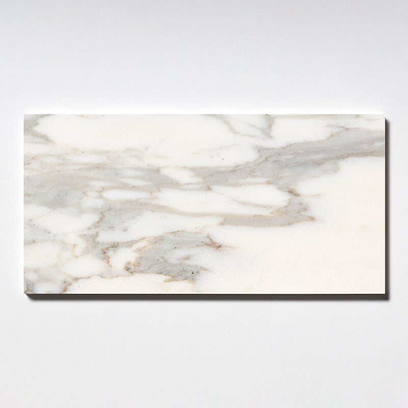 CALACATTA GOLD ROYAL : Rectangle Field Tile (honed | 6"x12"x3/8" | straight cut)