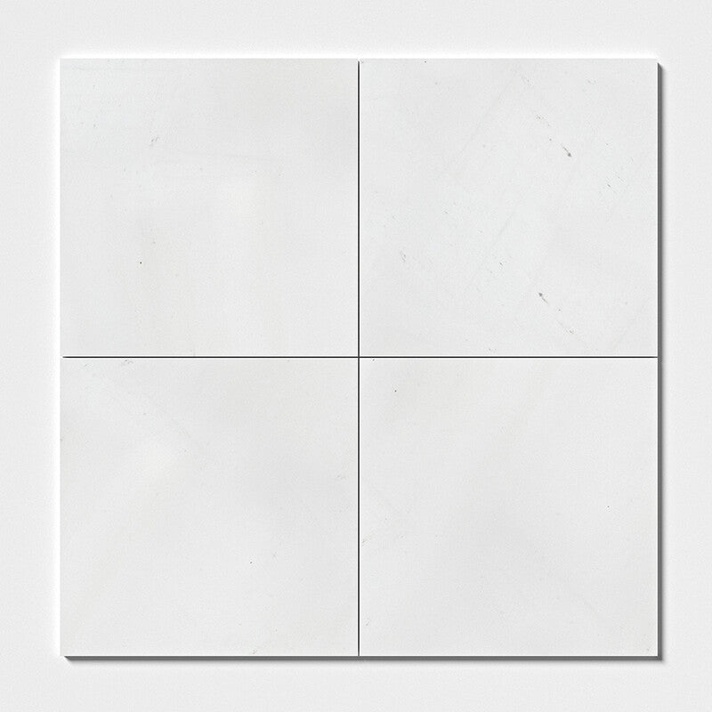 ASPEN WHITE : Square Field Tile (polished | 18"x18"x3/8")