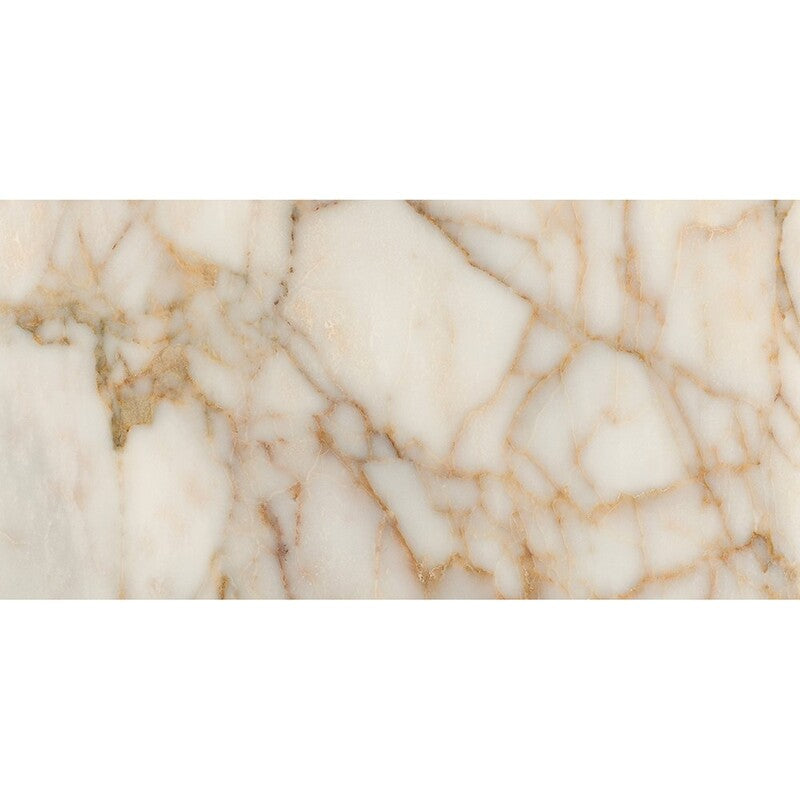 NATURAL REFLECTIONS : Afyon Gold Marble Rectangle Field Tile (polished | 12"x24"x3/8" | straight cut)