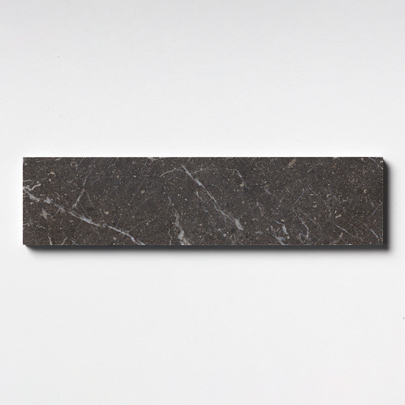 IRIS BLACK : Rectangle Field Tile (honed | 3"x12"x1/2" | straight cut)