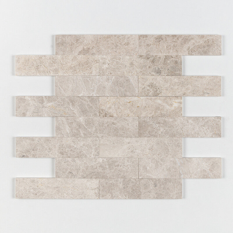 SILVER SHADOW : Rectangle Field Tile (honed | 3"x12"x1/2" | straight cut)