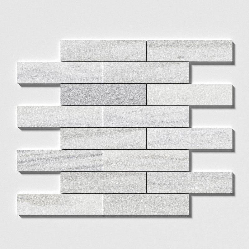 SKYLINE : Rectangle Field Tile (leather | 3"x12"x1/2" | straight cut)