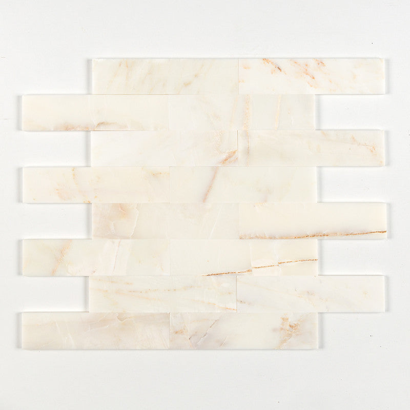 CALACATTA AMBER : Rectangle Field Tile (honed | 3"x12"x1/2" | straight cut)