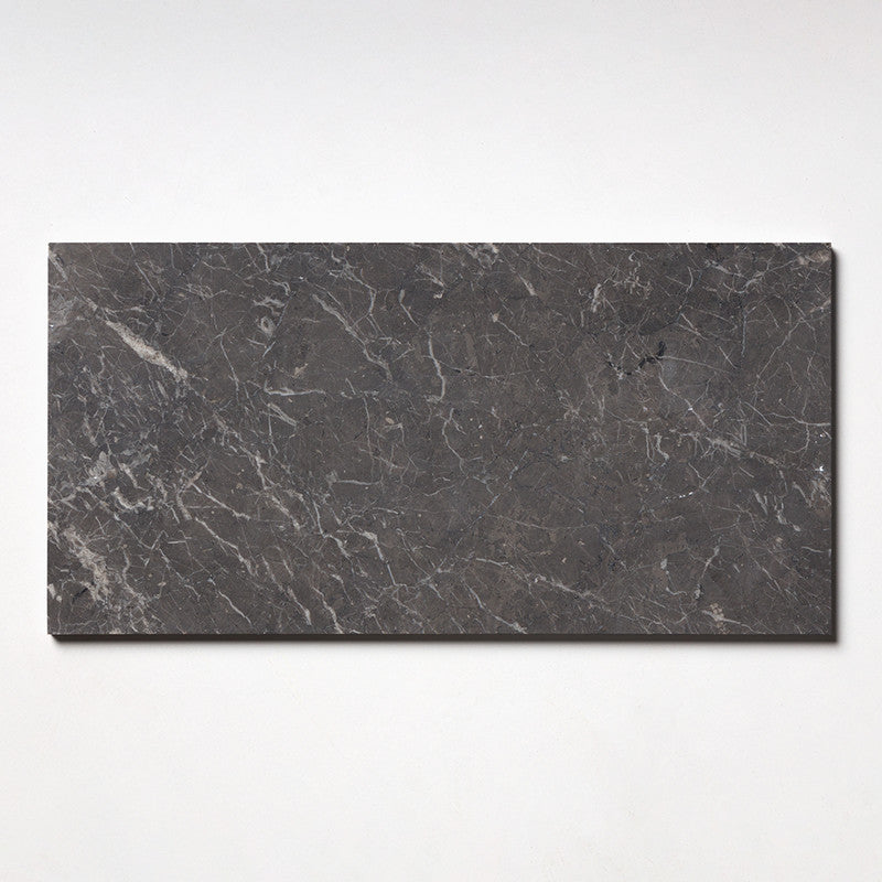 IRIS BLACK : Rectangle Field Tile (honed | 12"x24"x1/2" | straight cut)