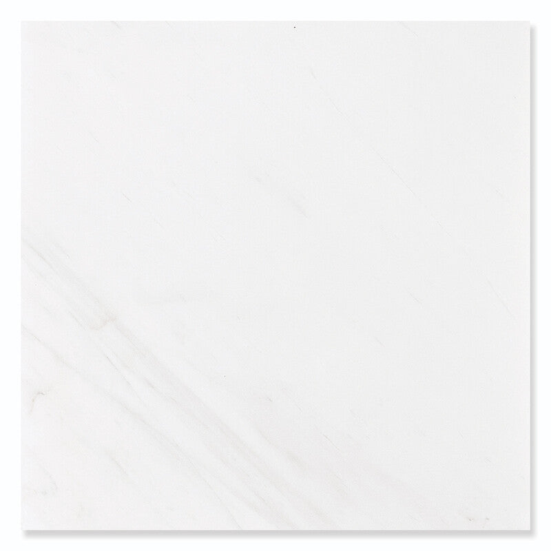 SNOW WHITE : Square Field Tile (polished | 18"x18"x3/8" | straight cut)