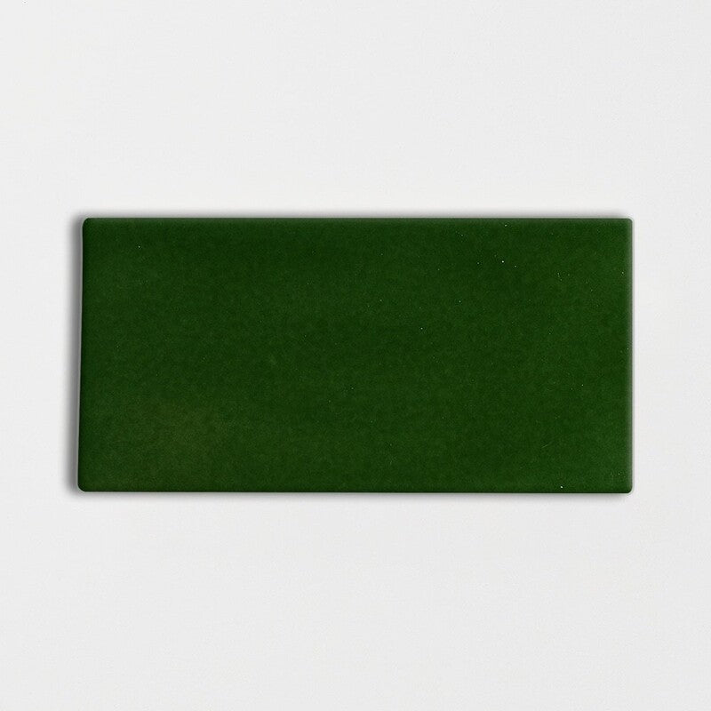 STATUS CERAMIC: Emerald Rectangle Field Tile (glossy | 3"x6"x3/8" | beveled)