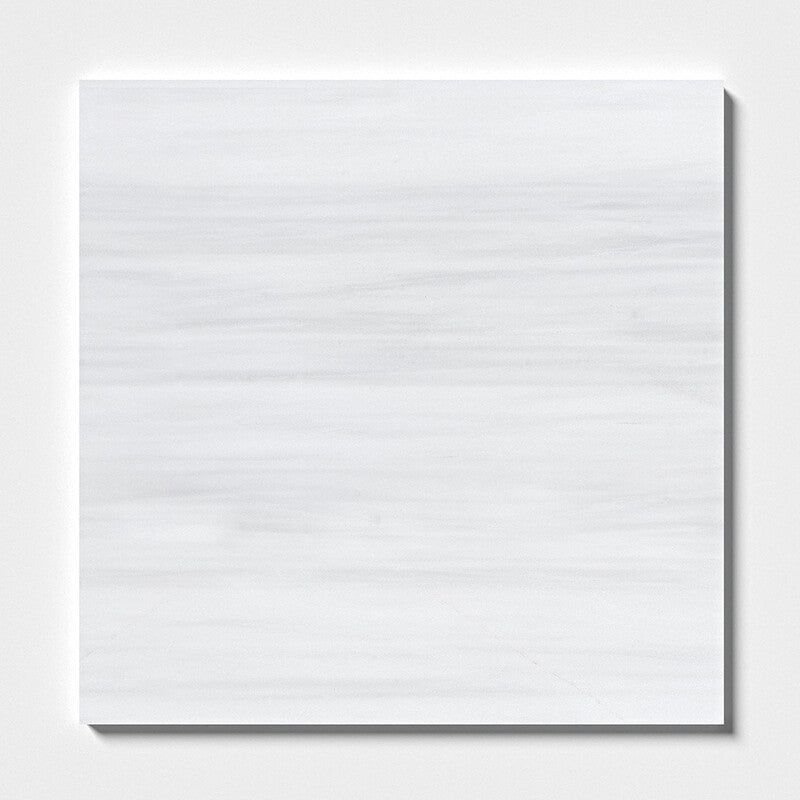 BIANCO DOLOMITI CLASSIC : Square Field Tile (honed | 18"x18"x3/8" | straight cut)