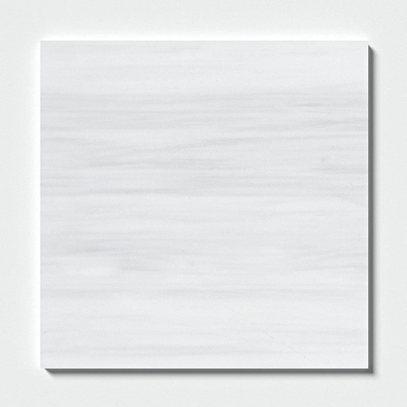 BIANCO DOLOMITI CLASSIC : Square Field Tile (polished | 18"x18"x3/8" | straight cut)