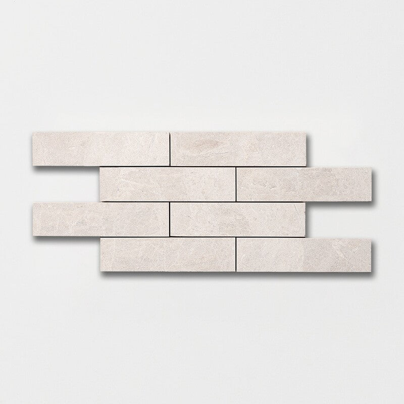 LONG SUBWAY: Rectangle Field Tile (leather | 2"x8"x1/2" | straight cut)