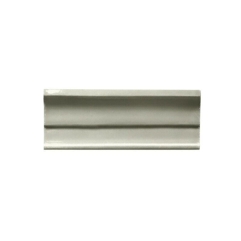 BREATHE MORESQUE: Plume Ceramic Rail Molding (glossy | 2"x6"x1/4" | round)