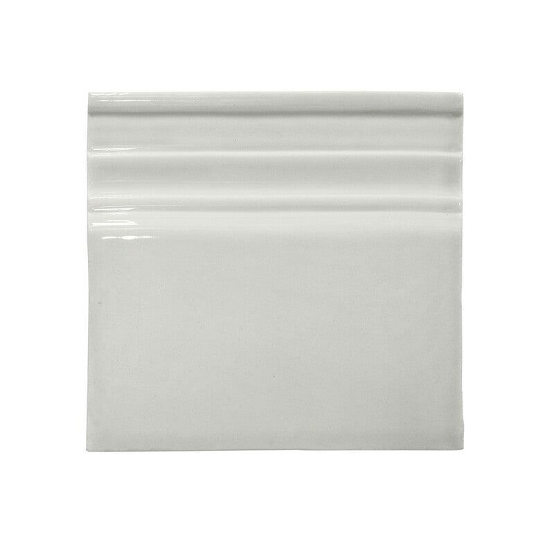 BREATHE MORESQUE: Seda Ceramic Baseboard (glossy | 6"x6"x3/8" | round)