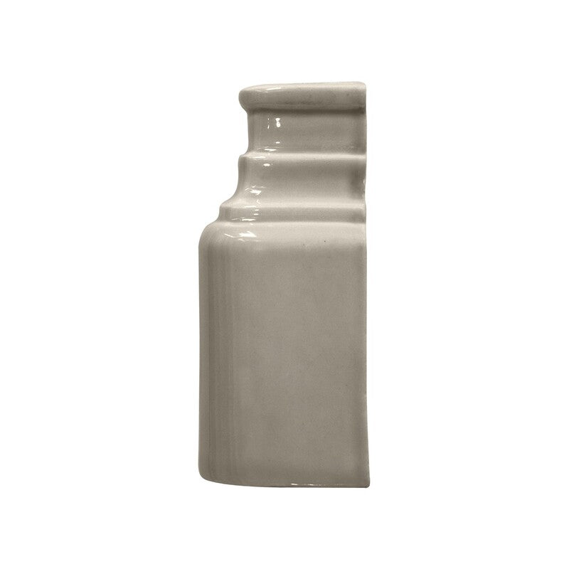 BREATHE MORESQUE: Arena Ceramic Baseboard Corner (glossy | 2"x6"x3/8" | round)