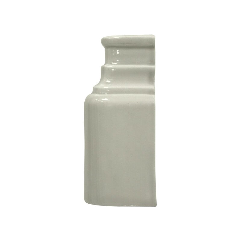 BREATHE MORESQUE: Breathe Ceramic Baseboard Corner (glossy | 2"x6"x3/8" | round)