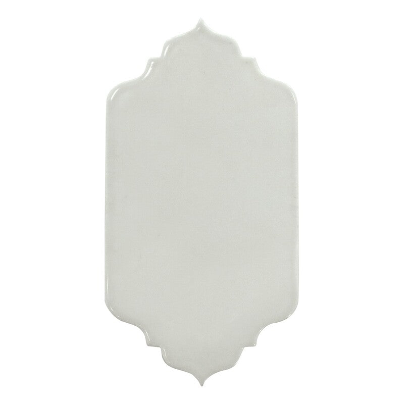 BREATHE MORESQUE: Seda Marbella Field Deco Tile (glossy | 4"x8"x3/8" | round)