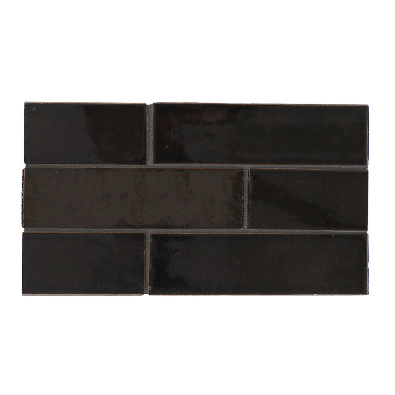 TEMPLE BRICK: Monte Vista Rectangle Field Tile (gloss | 2"x7"x1/8" | straight cut)