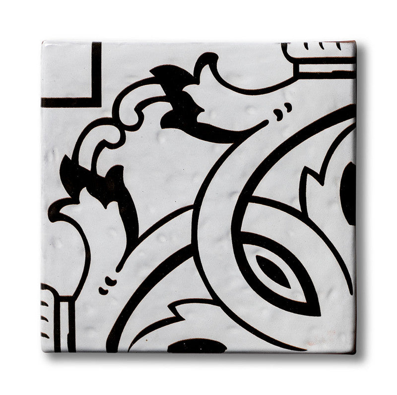 ANTIQUE: Palena 3 Glazed Terracotta Field Deco Tile (6"x6"x1/2" | glossy)