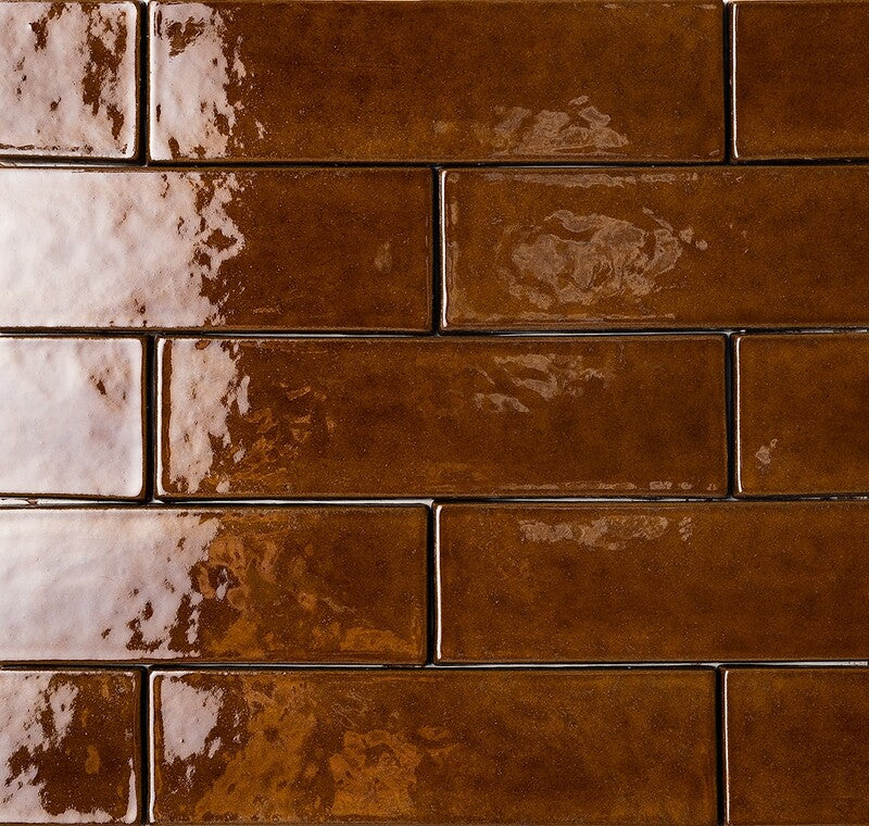 FORTE BRICK STUDIO: Hickory Rectangle Field Tile (glossy | 2"x7"x1/4" | straight cut)