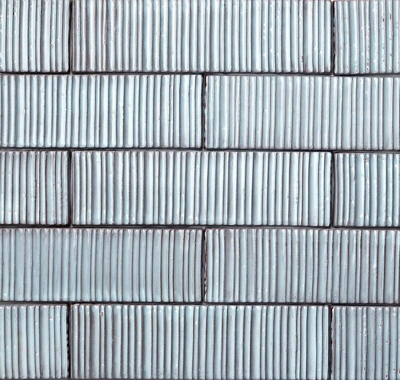 FORTE BRICK STUDIO: Brooklyn Staccato Field Deco Tile (glossy | 2"x7"x1/4" | straight cut)