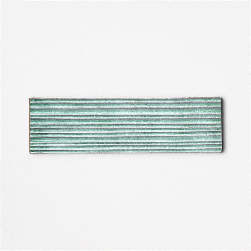 FORTE BRICK STUDIO: Sage Legato Field Deco Tile (glossy | 2"x7"x1/4" | straight cut)