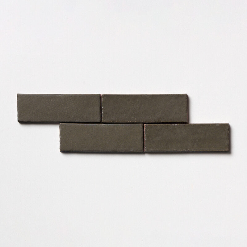 TRACES: Olivin Rectangle Glazed Terracotta Field Tile (2"x6"x3/8" | matte)