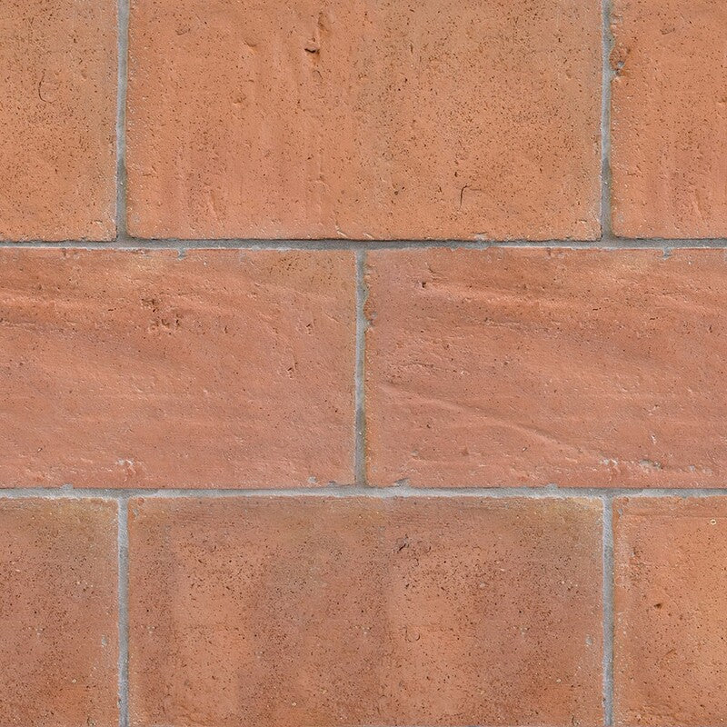 COTTO MED: Red Rectangle Natural Terracotta Field Tile (6"x12"x3/4" | matte)