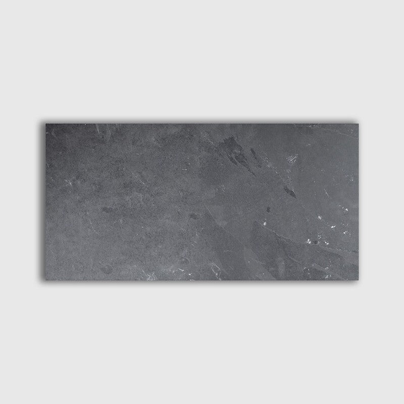 EMBER ASH SLATE: Rectangle Field Tile (honed | 12"x24"x3/8" | straight cut)