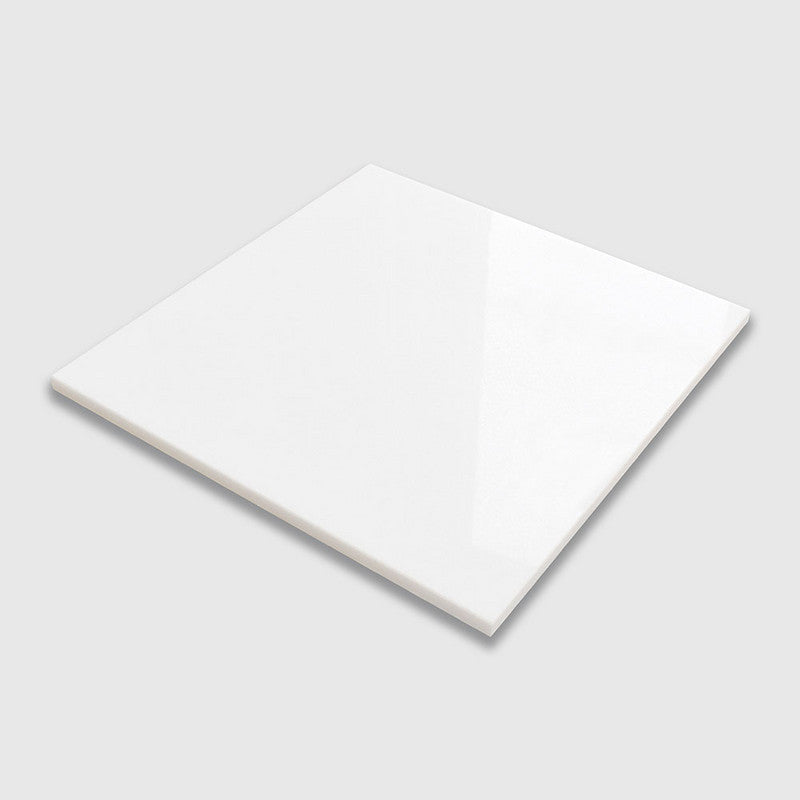 THASSOS WHITE : Square Field Tile (polished | 12"x12"x3/8")