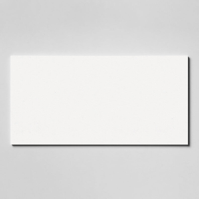 THASSOS WHITE : Rectangle Field Tile (polished | 12"x24"x3/8" | straight cut)