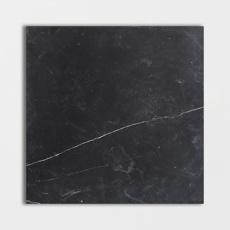 CHINA BLACK : Square Field Tile (honed | 18"x18"x3/8" | straight cut)