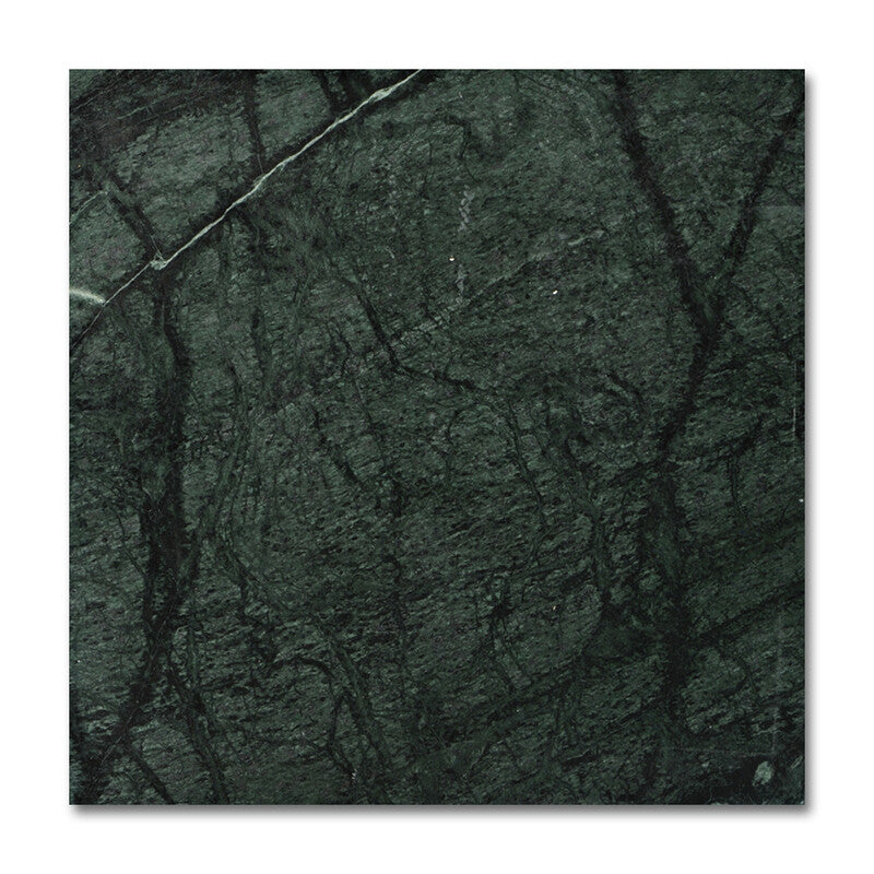 NATURAL REFLECTIONS : Verde Shana Marble Square Field Tile (honed | 12"x12"x3/8" | straight cut)