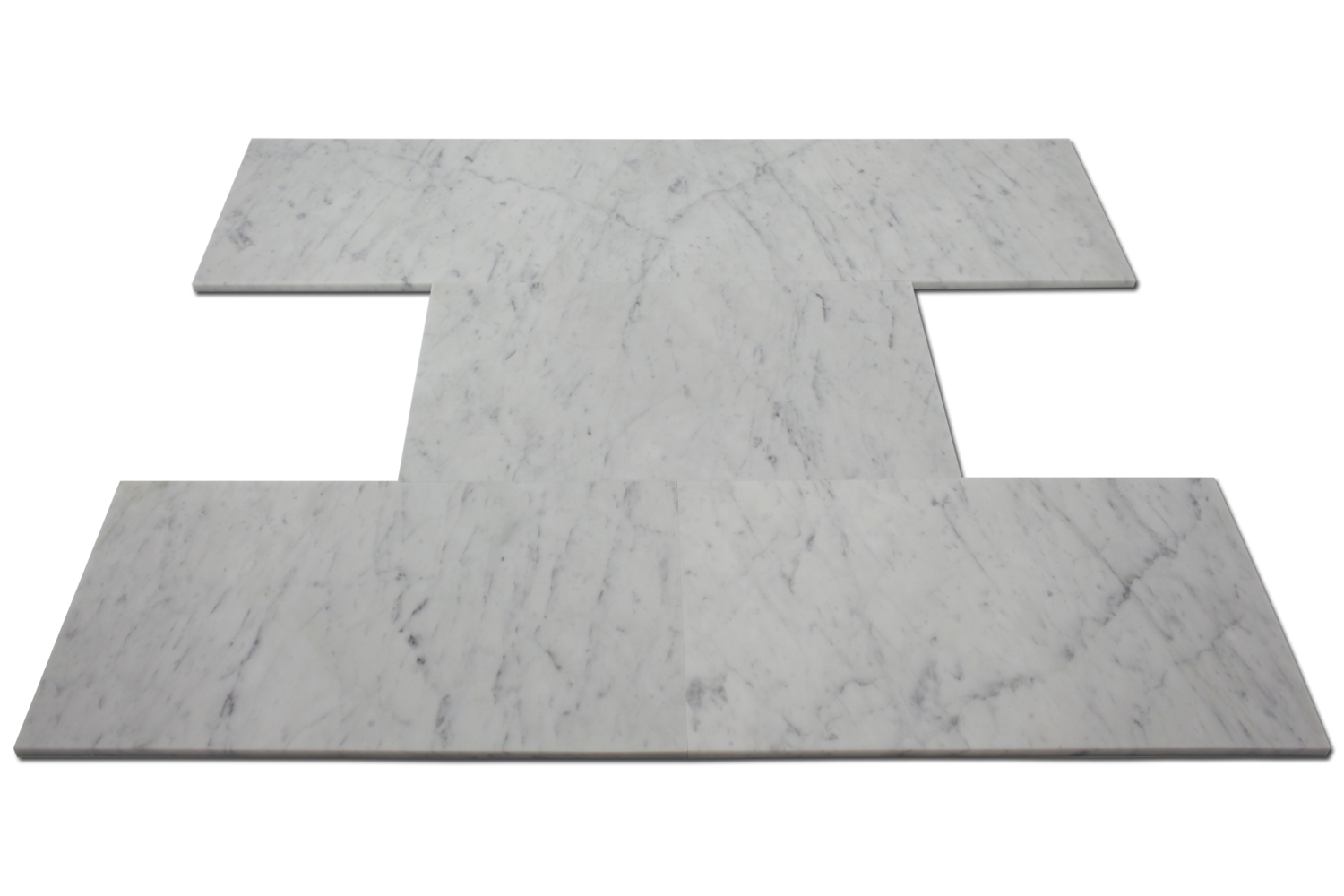 CARRARA: Marble Rectangle Field Tile (12"x24"x3/8" | honed)