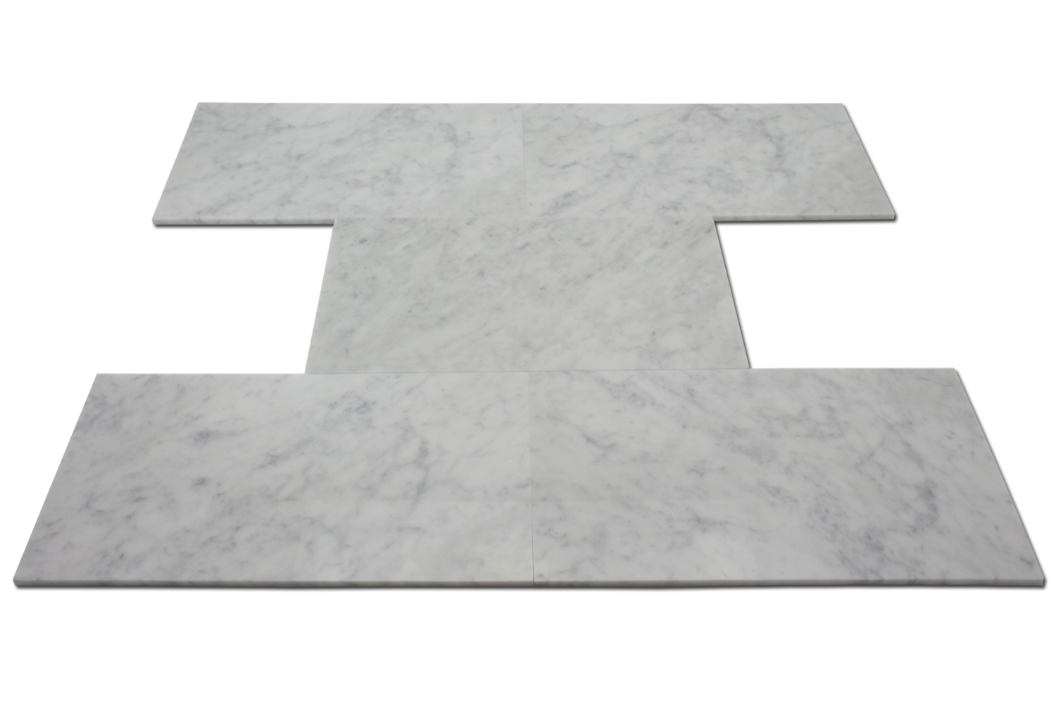 CARRARA: Marble Rectangle Field Tile (12"x24"x3/8" | polished)