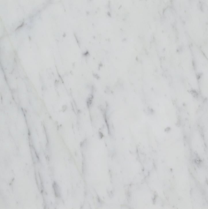 CARRARA: Marble Square Field Tile (18"x18"x3/8" | honed | eased bevel)