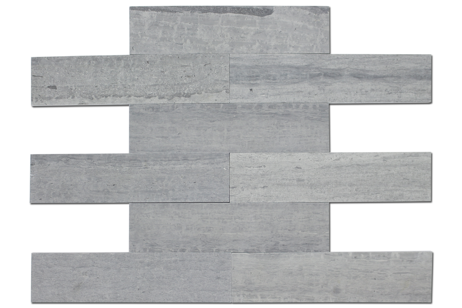 BLUE SAVOY: Marble Rectangle Field Tile (3"x12"x3/8" | honed)