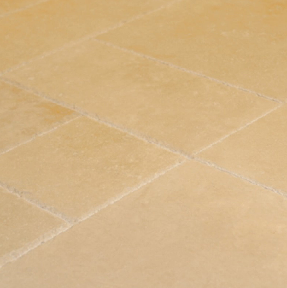 IVORY LIGHT: Travertine Versailles Pattern Field Tile (1/2"-thick | filled, honed | chiseled)