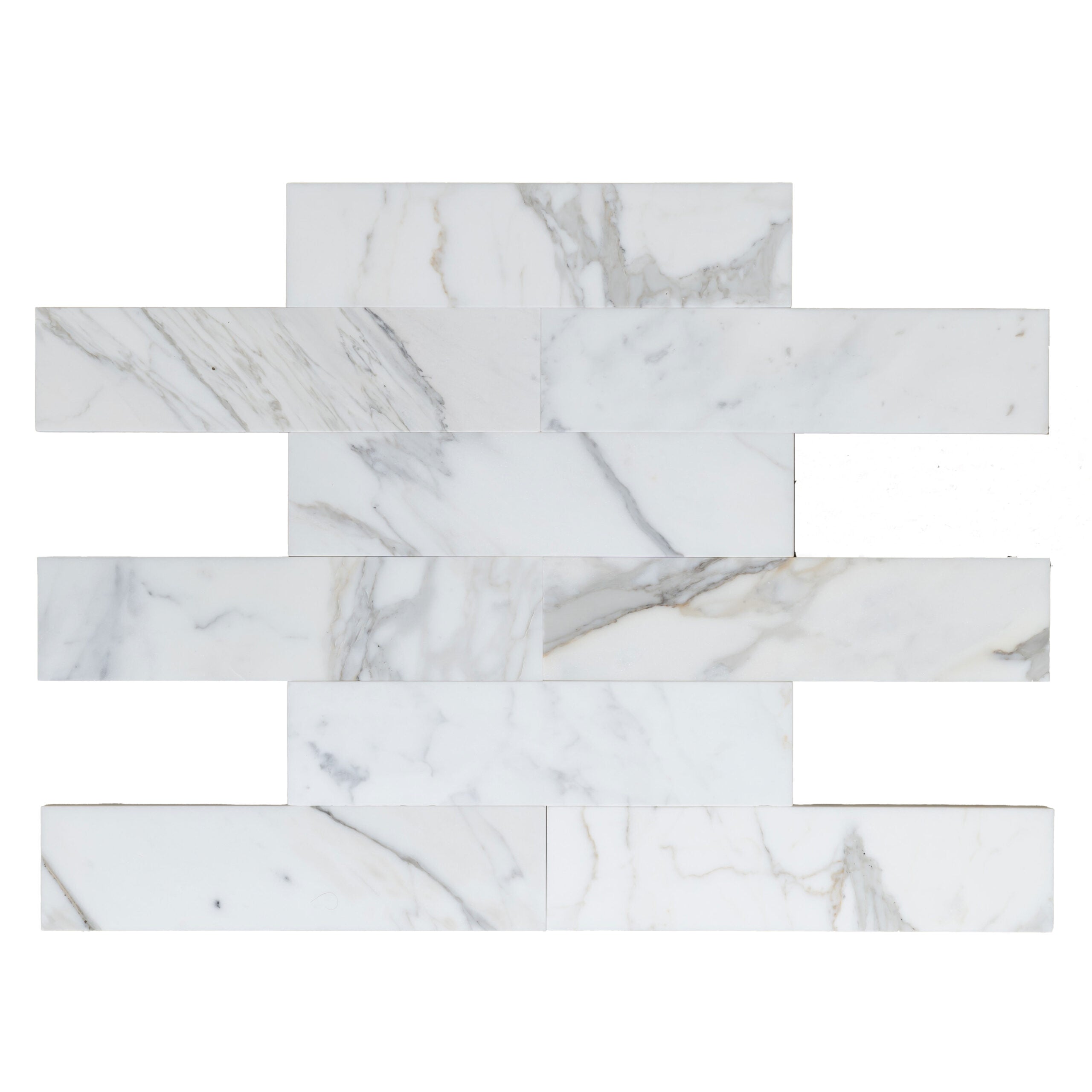 CALACATTA GOLD: Marble Rectangle Field Tile (2 15/16"x12"x3/8" | honed)